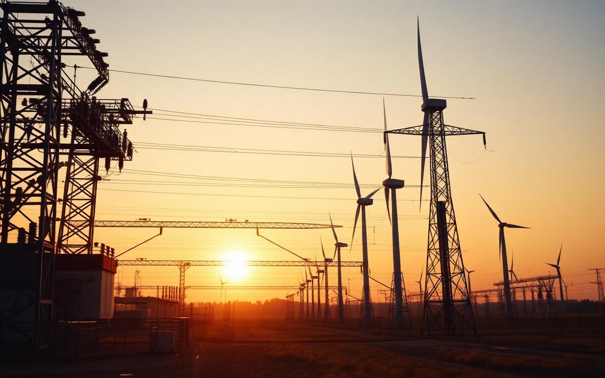 Power transmission infrastructure and renewable energy generation assets