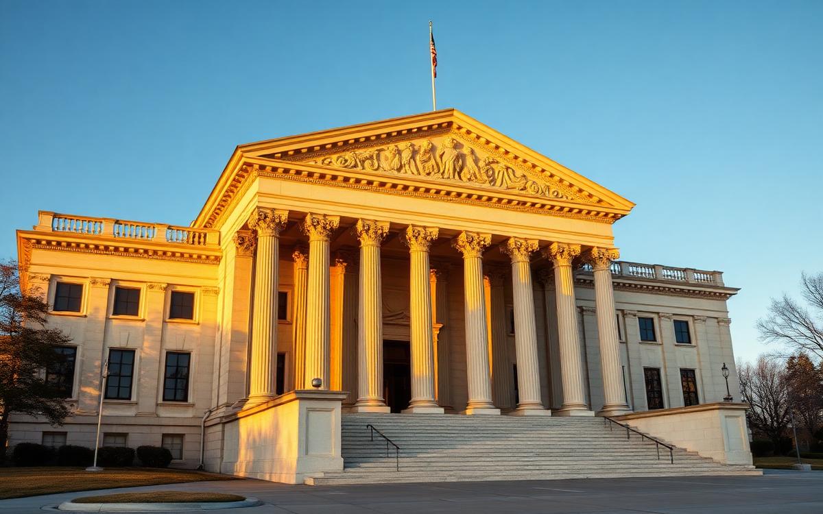 Government administrative building exterior